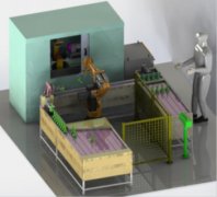 FC-980C型加工中心上下料機(jī)器人工作站